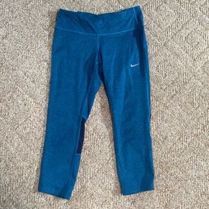 Small Nike dry fit blue leggings (Nike Running)